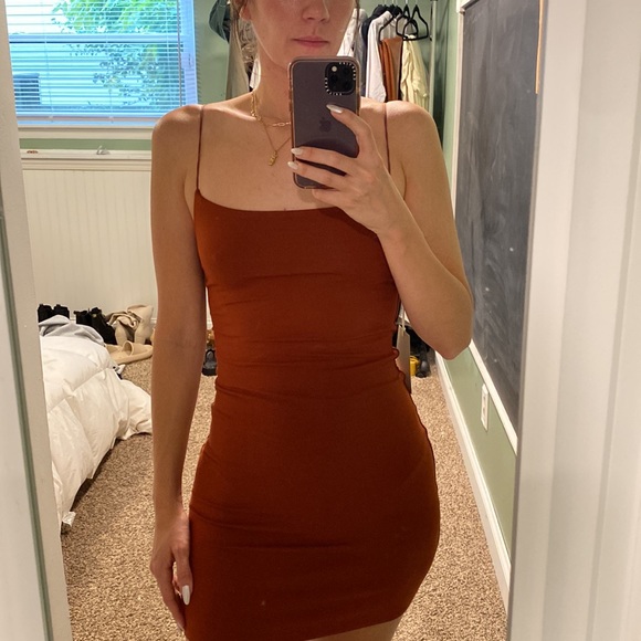 Aritzia Wilfred Free Tiny Dress - Size Small (Copper color) - Picture 3 of 6